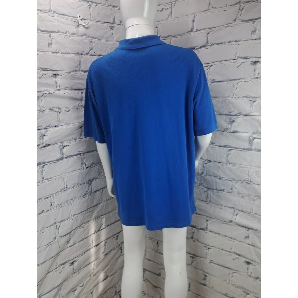Polo Ralph Lauren Men's Polo Shirt Blue Yellow Pony Big and Tall Size 2XB